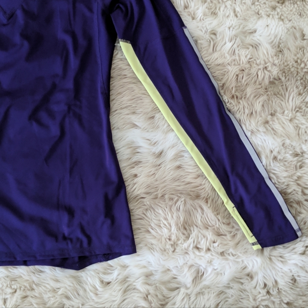 Purple Reflective Gym Top - Picture 5 of 7
